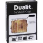 Dualit 00510 cesto para sanduíches para torradeira - aço inoxidável, pega preta, par