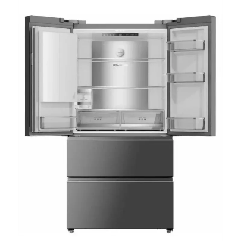 Combinado de frigorífico e congelador French Door DREAME DRF560WMXEEUP, 561 L, Platinum Inox, Wi-Fi, No Frost