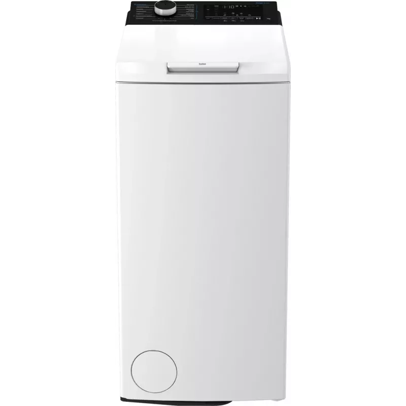 Máquina de lavar roupa de carregamento frontal BEKO TB721DBVESPL, 7 kg, 1200 rpm, branca/preta
