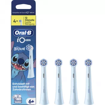 Cabeças de escova de substituição Oral-B iO Kids Stitch pack de 4