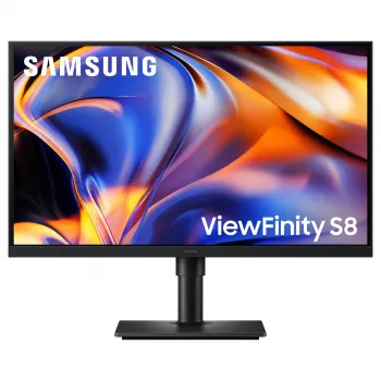 Monitor Samsung ViewFinity S8 S80HF 27 polegadas 5K IPS com USB-C 90W, altura ajustável, HDR400