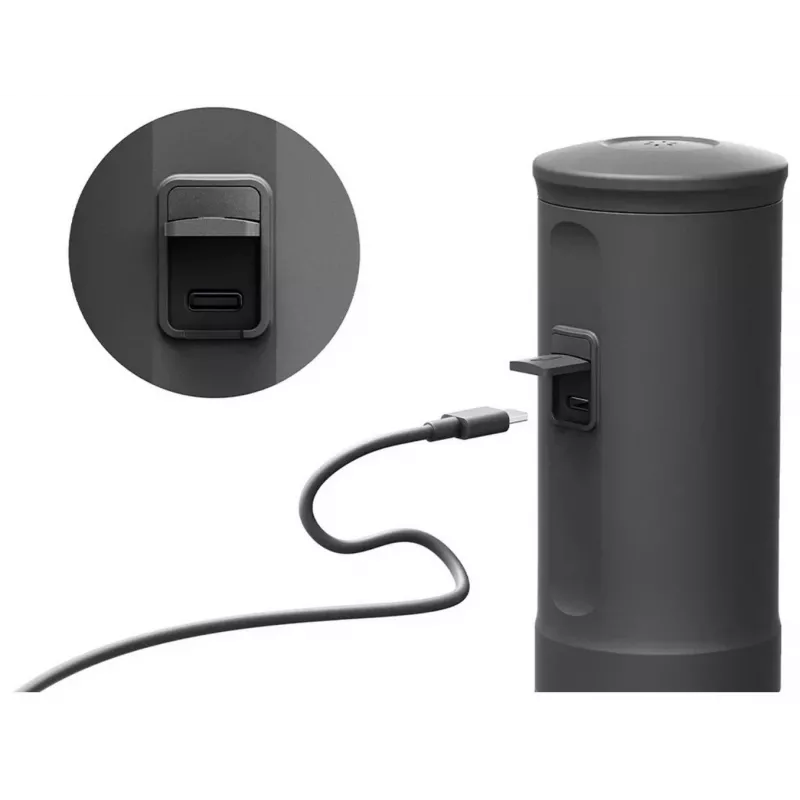 Conjunto de presente de cafeteira de espresso portátil OutIn Nano x Kruve preto/dourado