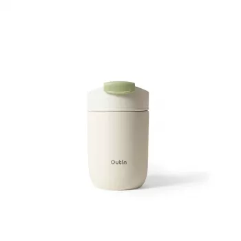 Copo de viagem OutIn Travel Tumbler 350 ml, Sand White
