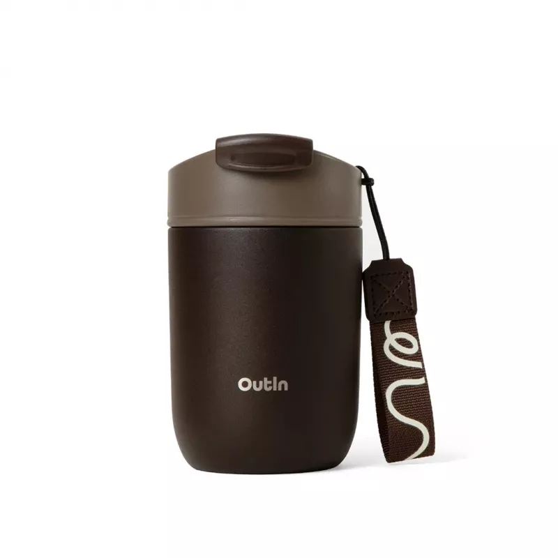 OutIn Travel Tumbler 350 ml, castanho terra