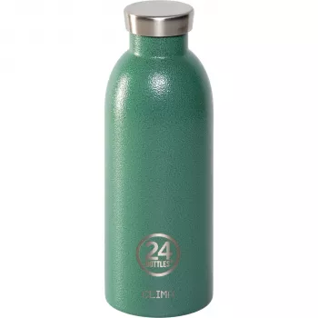 24Bottles Clima Bottle Moss Green 0,5L garrafa de água em aço inoxidável isolada