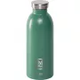 24Bottles Clima Bottle Moss Green 0,5L garrafa de água em aço inoxidável isolada