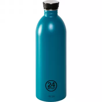 24Bottles Atlantic Bay 1000 ml garrafa de água em aço inoxidável - azul - fitness caminhada desporto