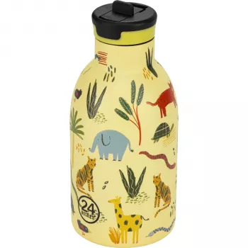 24Bottles Kids garrafa isotérmica Jungle Friends 330 ml