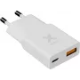 Xtorm Go2 Series carregador de parede SlimLine 25W 1x USB-C USB-A branco