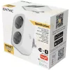 ENTAC Adaptador de Tomada Dupla Inteligente WiFi ES-DSA-WIBLE, Branco, 2 Tomadas, 3680 W