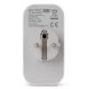 ENTAC Adaptador de Tomada Dupla Inteligente WiFi ES-DSA-WIBLE, Branco, 2 Tomadas, 3680 W