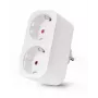 ENTAC Adaptador de Tomada Dupla Inteligente WiFi ES-DSA-WIBLE, Branco, 2 Tomadas, 3680 W