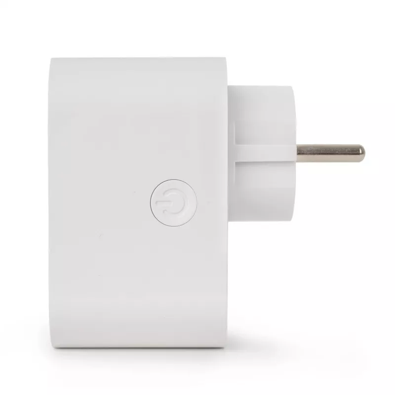 ENTAC Ficha Inteligente WiFi 1x Schuko com 2x USB-A e 1x USB-C, Branco