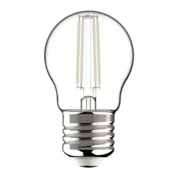 Avide lâmpada LED White Filament Mini Globe 4,5W E27 branco quente 2700K