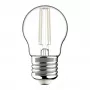 Avide lâmpada LED White Filament Mini Globe 4,5W E27 branco quente 2700K
