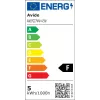 Avide Lâmpada LED Filament Globe 4,5W E27 Branco Quente 2700K