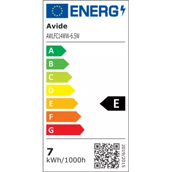 Avide Lâmpada LED Filament Candle 6,5W E14 Branco Quente 2700K