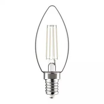 Avide Lâmpada LED Filament Candle 6,5W E14 Branco Quente 2700K