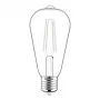 Avide lâmpada LED White Filament ST64 8,5W E27 branco quente 2700K