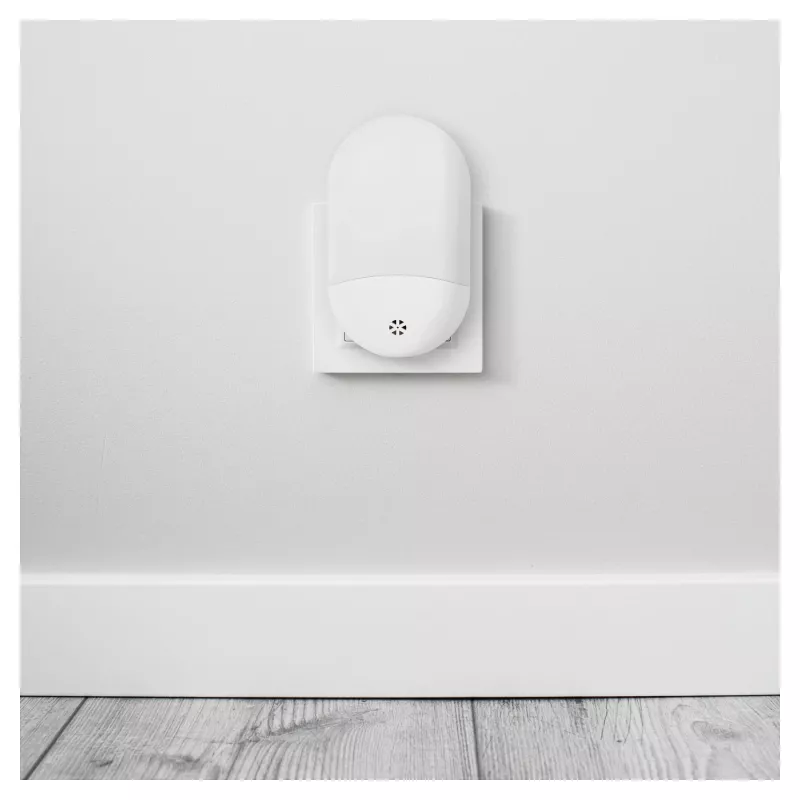 ENTAC Luz de Presença 0,7W Branco Quente Sensor Crepuscular