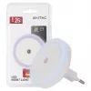 ENTAC Luz de Presença 0,5W Redonda Branco Frio com Sensor Crepuscular