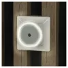 ENTAC Luz de Presença 0,5W Redonda Branco Frio com Sensor Crepuscular