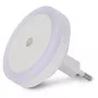 ENTAC Luz de Presença 0,5W Redonda Branco Frio com Sensor Crepuscular