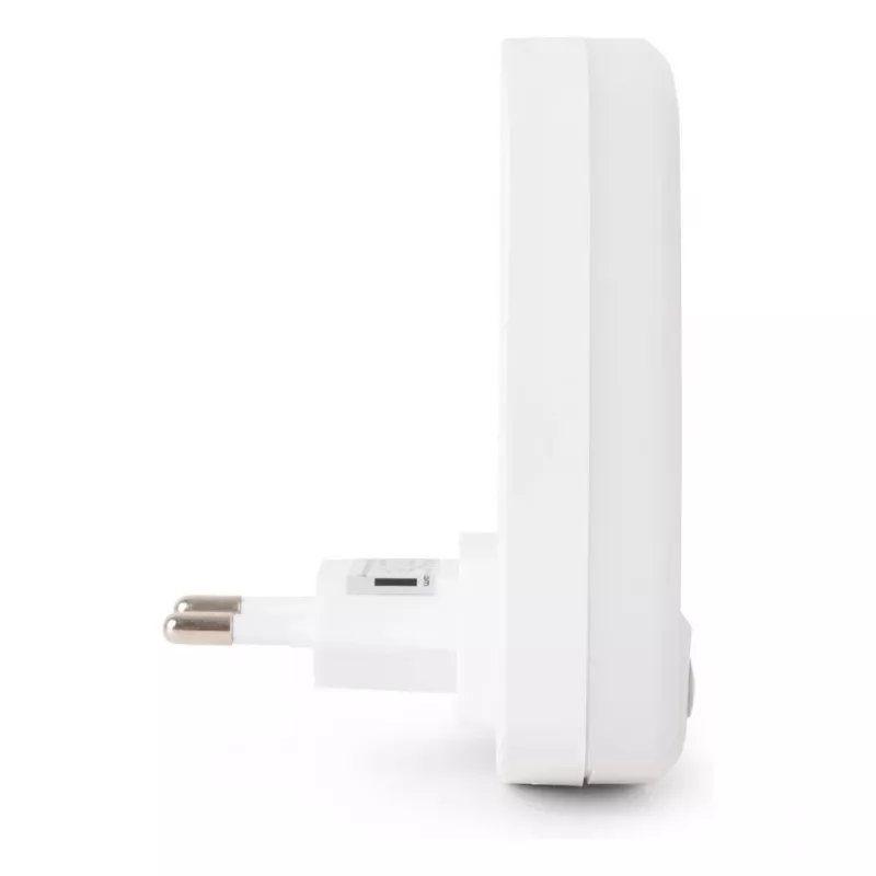 ENTAC Luz de Presença 0,5W Quadrada Branco Frio com Sensor Crepuscular
