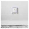 ENTAC Luz de Presença 0,5W Quadrada Branco Frio com Sensor Crepuscular