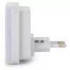 ENTAC Luz de Presença 0,5W Quadrada Branco Frio com Sensor Crepuscular