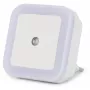 ENTAC Luz de Presença 0,5W Quadrada Branco Frio com Sensor Crepuscular