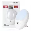 ENTAC Luz de Presença 0,5W Oval Branco Frio Branco Sensor Crepuscular