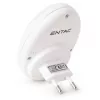 ENTAC Luz de Presença 0,5W Oval Branco Frio Branco Sensor Crepuscular