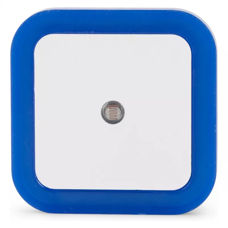 ENTAC Luz de Presença 0,5W Quadrada Azul Sensor Crepuscular