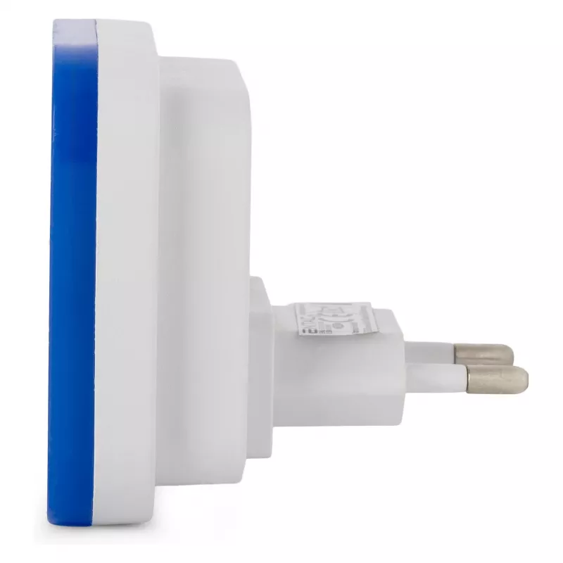 ENTAC Luz de Presença 0,5W Quadrada Azul Sensor Crepuscular