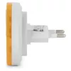 ENTAC Luz de Presença 0,5W Redonda Branco Quente Laranja Sensor Crepuscular