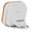 ENTAC Luz de Presença 0,5W Quadrada Branco Quente Laranja Sensor Crepuscular