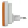 ENTAC Luz de Presença 0,5W Quadrada Branco Quente Laranja Sensor Crepuscular