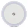 ENTAC Luz de Presença LED 0,5W Redonda Branco Quente com Sensor Crepuscular