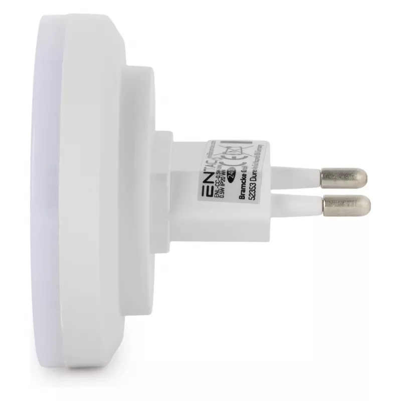 ENTAC Luz de Presença LED 0,5W Redonda Branco Quente com Sensor Crepuscular