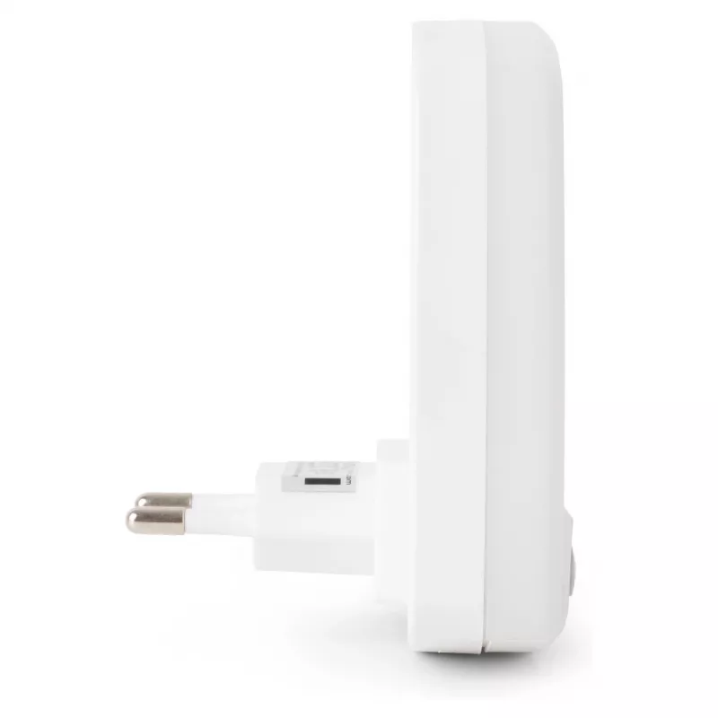 ENTAC Luz de Presença 0,5W Quadrada Branco Quente com Sensor Crepuscular