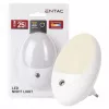 ENTAC Luz de Presença LED 0,5W Oval Branco Quente com Sensor Crepuscular