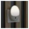 ENTAC Luz de Presença LED 0,5W Oval Branco Quente com Sensor Crepuscular
