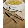 Conjunto de talheres Alessi Clivo 24 peças, prateado, aço inoxidável 18/10 polido espelhado
