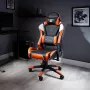 Cadeira de gaming X Rocker Agility eSports - preto/laranja