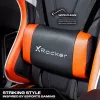 Cadeira de gaming X Rocker Agility eSports - preto/laranja