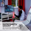 Cama individual de gaming XROCKER 90x190cm com suporte de TV metal branco