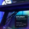 Secretária de gaming X Rocker Lumio RGB com iluminação LED e tapete de rato