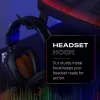 Secretária de gaming X Rocker Lumio XL RGB com iluminação RGB e tapete de rato, 140 cm