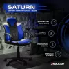 Cadeira de secretária de gaming X Rocker Saturn para crianças e jovens - azul